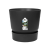Pot Elho Greenville Rond Noir - D30 x H28 - GREEN OASIS - SHOP
