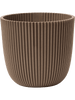 Pot Capi Nature Groove en taupe chaud - D25 cm Everspring