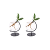 Clusia en verre Victoria - 2 pièces - Ø5cm - ↕10cm - GREEN OASIS - SHOP