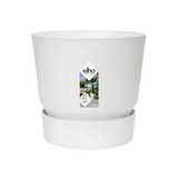 Elho Greenville rond 30 cm blanc - D20cm - GREEN OASIS - SHOP