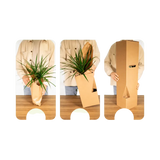 Jardinière respectueuse des animaux - 4 pièces - Ø12cm - ↕20-40cm Everspring