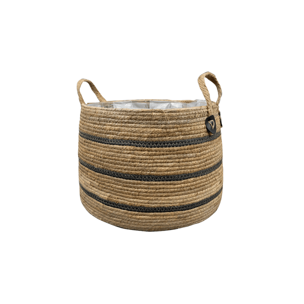 Panier Isla Noir - D28xH19 - GREEN OASIS - SHOP