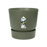 Pot Elho greenvile rond vert - D20cm - GREEN OASIS - SHOP Plantes vertes originales livrées à votre domicile