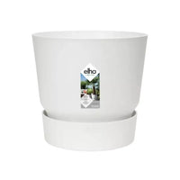 Pot Elho greenville rond 30 cm blanc - D30cm Everspring