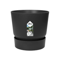 Pot Elho Greenville Rond Noir - D39 x H37 - GREEN OASIS - SHOP
