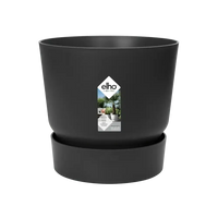 Pot Elho Greenville Rond Noir - D39 x H37 - GREEN OASIS - SHOP