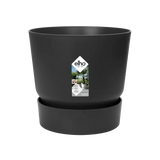 Pot Elho Greenville Rond Noir - D39 x H37 - GREEN OASIS - SHOP