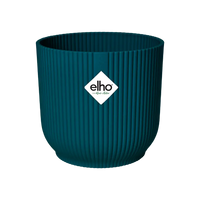Pot Elho Vibes Fold Rond Bleu - D25 x H23 - GREEN OASIS - SHOP