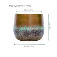 Pot Elisa Mystic Bronze - 44x39 - GREEN OASIS - SHOP