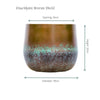 Pot Elisa Mystic Bronze - 39x32 Everspring